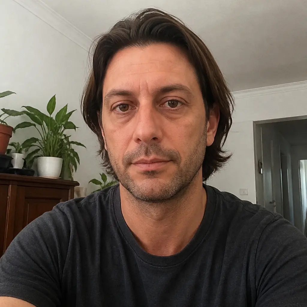 AI-generated fictional portrait